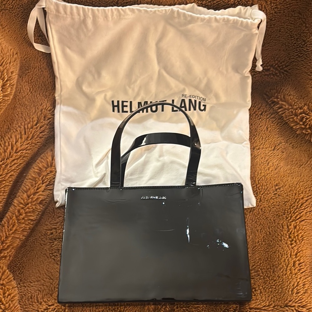 Helmut Lang Black Mini Bag Sleek Modern Design